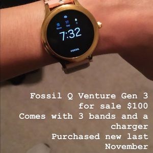 Fossil Q Venture Gen 3-Rose Gold